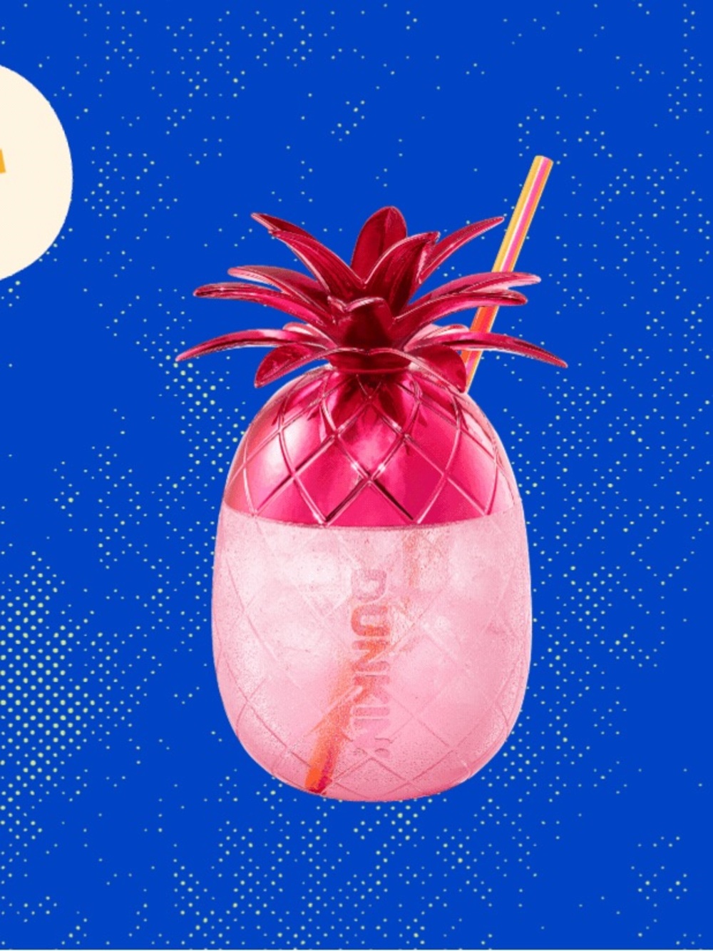 3 Dunkin' Donuts Pineapple Cup。  firm price